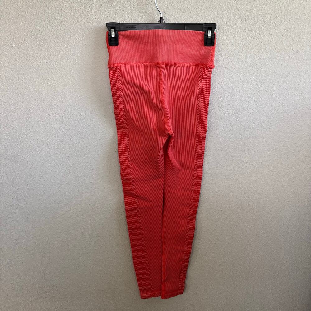 Offline by Aerie Orange Compression Workout Leggings No Pockets Women's Size XS - Picture 5 of 7